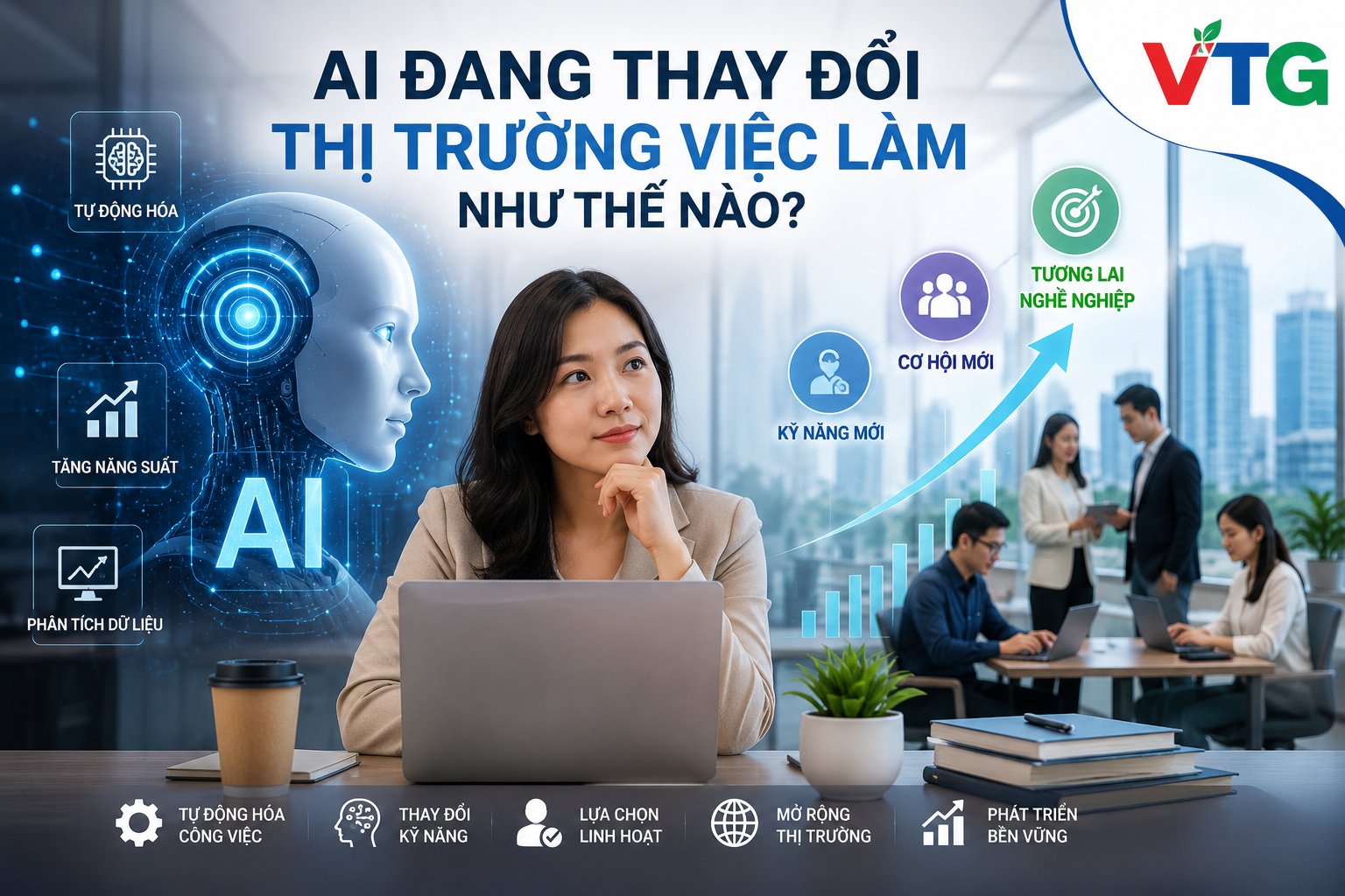 AI đang thay đổi thị trường việc làm như thế nào?