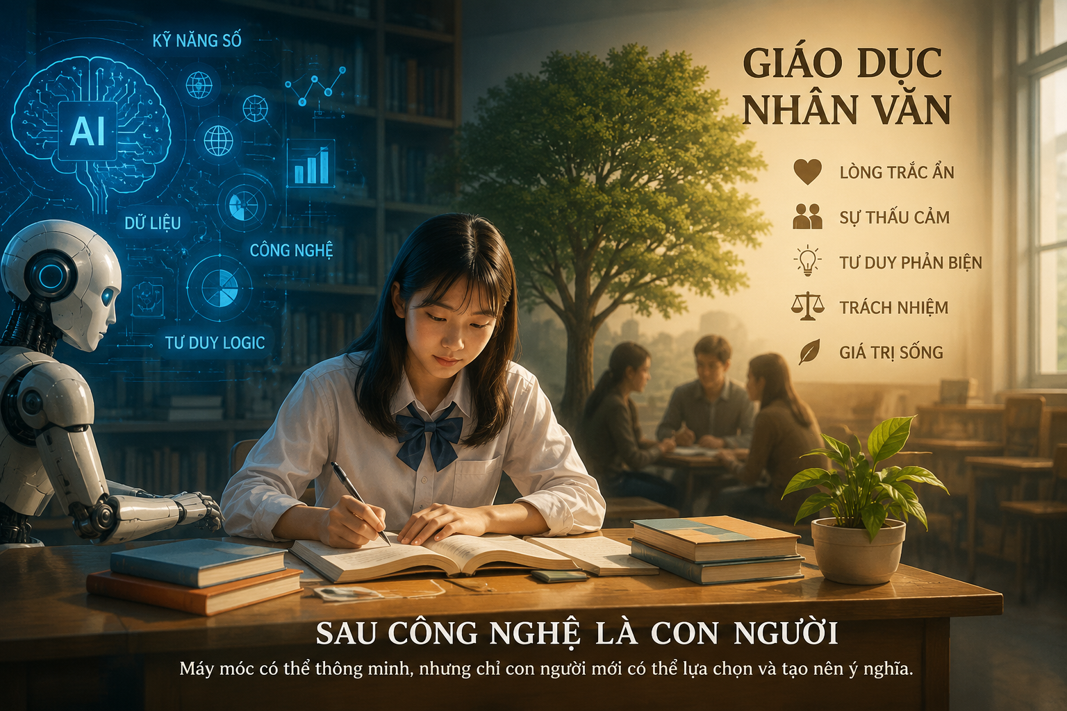 Công nghệ vì con người, giáo dục vì tương lai