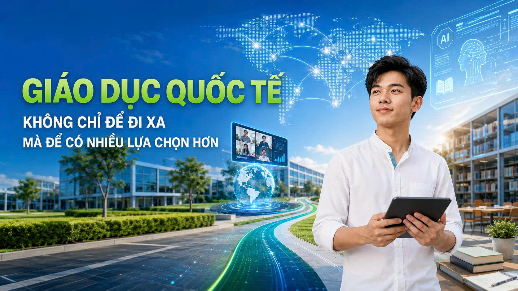Giáo dục quốc tế: Không chỉ để đi xa, mà để có nhiều lựa chọn hơn
